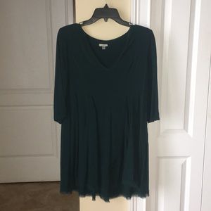 3/4 length sleeve babydoll dress